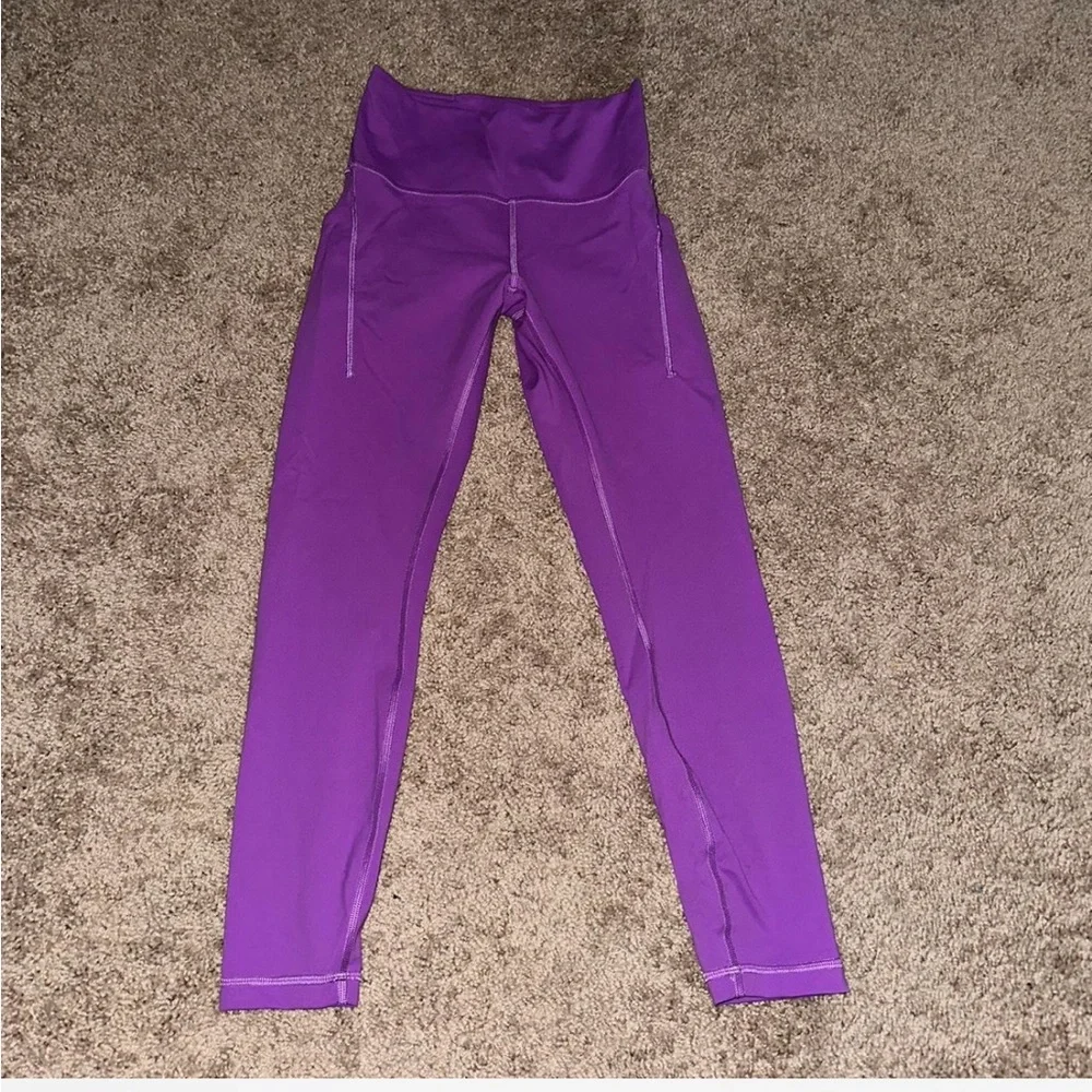 lululemon athletica Purple High-Waist Leggings